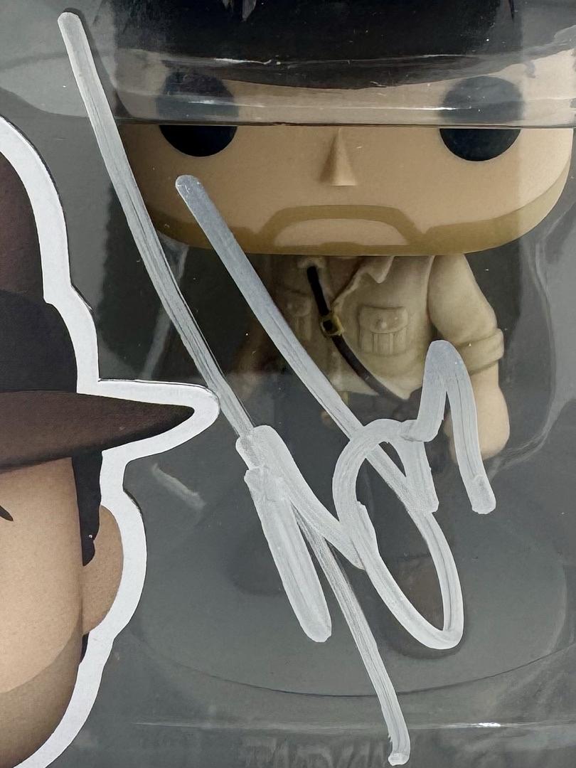 Harrison Ford Signed Funko Pop #1350 Indiana Jones - SWAU COA